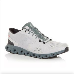 On Running Cloud X Glacier Olive Shoes